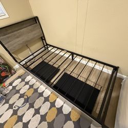 Twin Bed Frame 2drawers