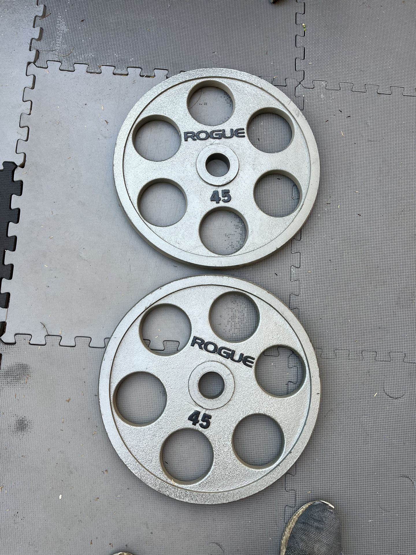 Rogue 6 Hole Olympic Weight Plate Set 