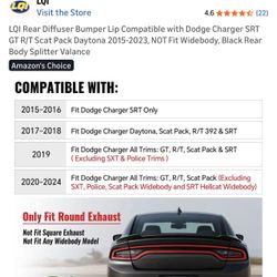 Dodge Charger Diffuser 