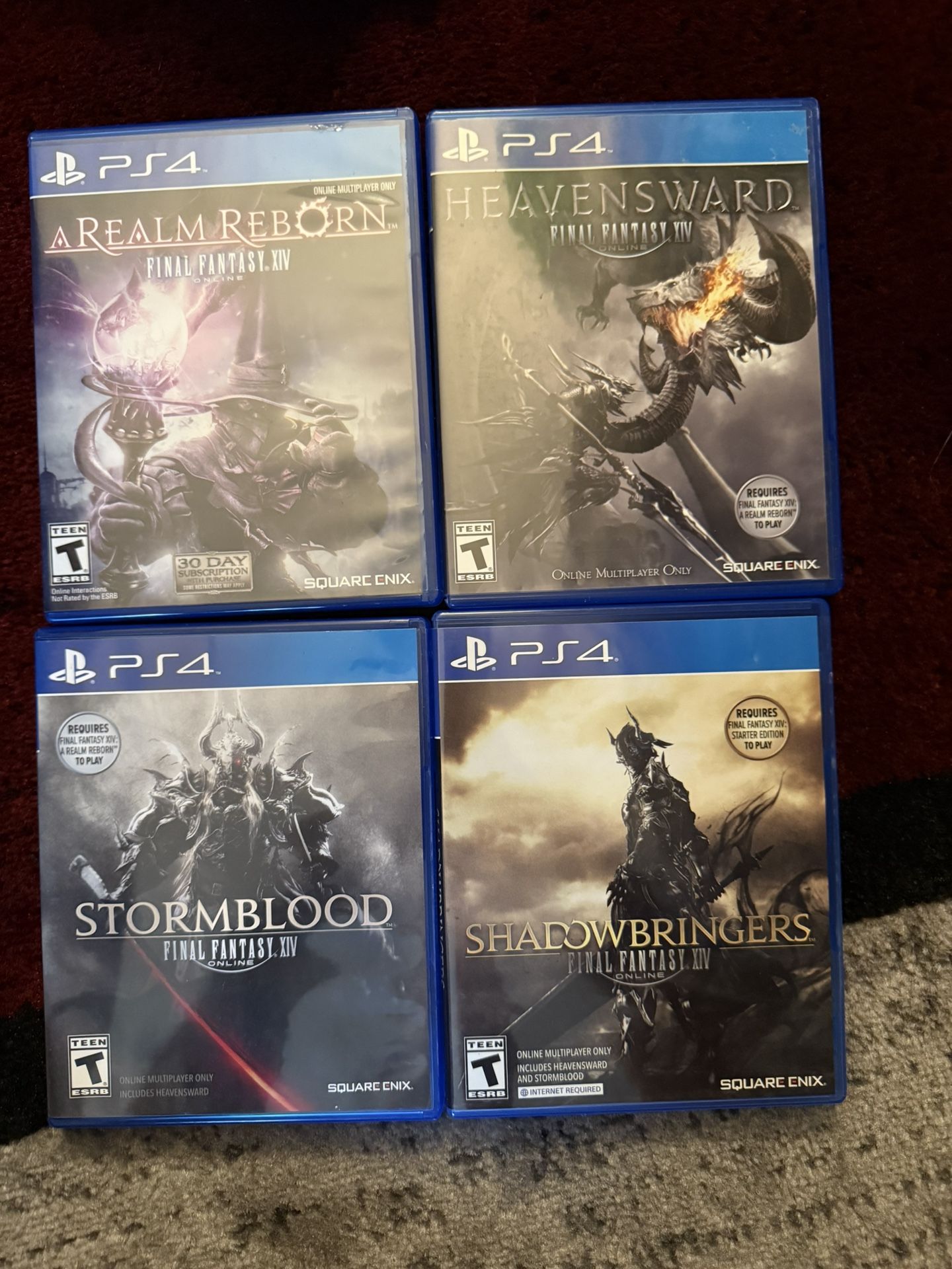 Various ps4 games.