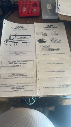 Camino Real CDL Class A Study Manuals Set