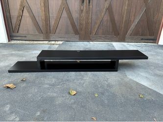 Floating wall mounted tv stand