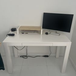 West Elm White Desk