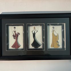 Vintage Jocelyne Anderson Art piece (2) each but one low price