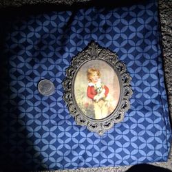 
Vintage Master Simpson by Arthur W. Devis Framed Print of Painting - English Boy and His Dog 