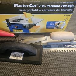 Master Cut 7" Portable Tile Saw