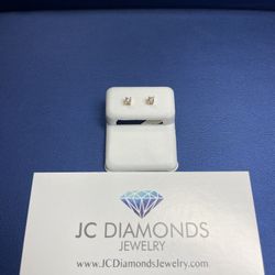 Earrings 14k Gold Diamonds 