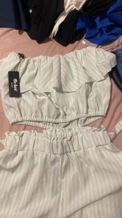 Shorts and crop top set
