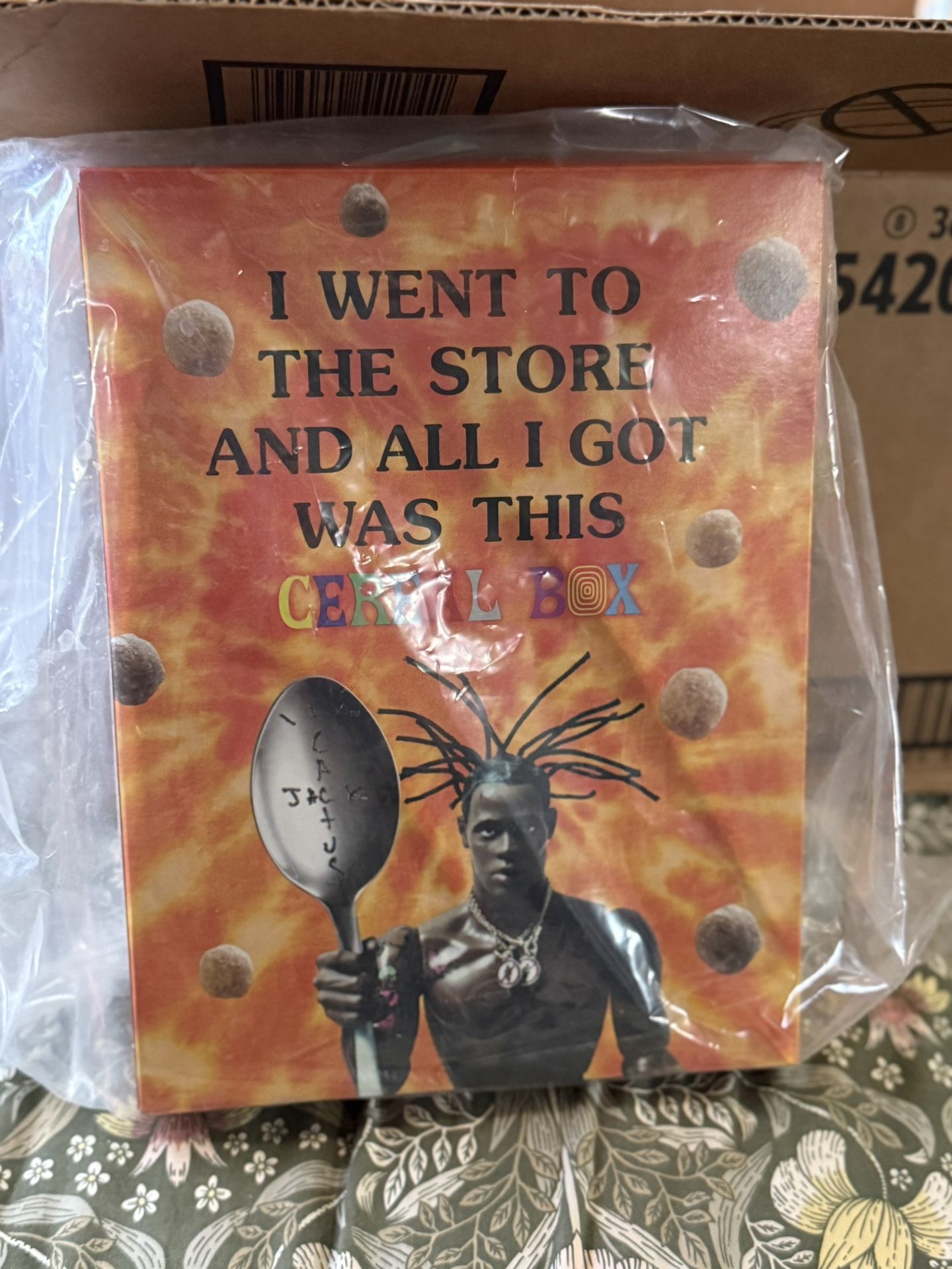Travis Scott Cereal Box