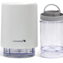 CASAMOM Food Dehydrator, Greek Yogurt Maker,Experience Korean cuisine with time-saving cooking techniques, JJAGOJJAGO,White (White)