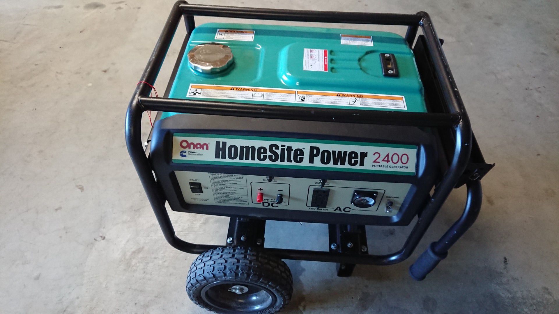 Onan homesite power 2400 generator