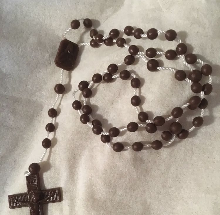 Brown Rosary Religious Charme