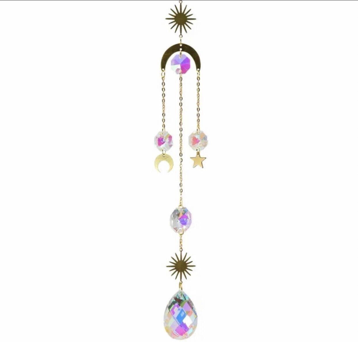 Crystal Sun Catcher For Indoors Or Outdoors 