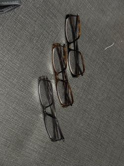 soft shell case Lot of three blue blocking glasses with soft shell case
