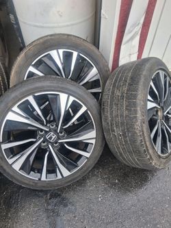3 Honda Si Oem Weels And Tires For $399