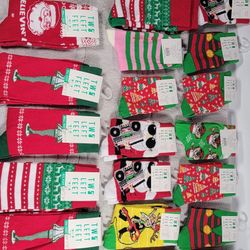 
🎄 24-Pair Christmas Sock Bundle – Unisex Sizes – 