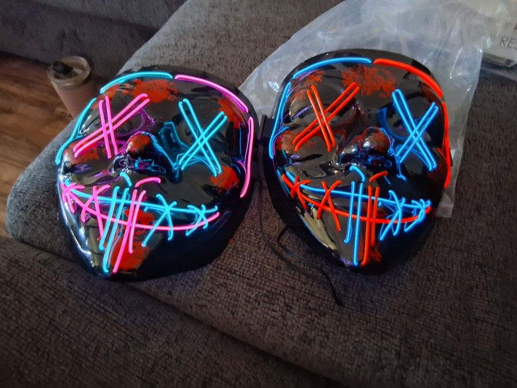 LED Halloween Mask