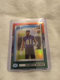 2024 Devontez Walker, Rookie Card, Optic Donruss Card # 345