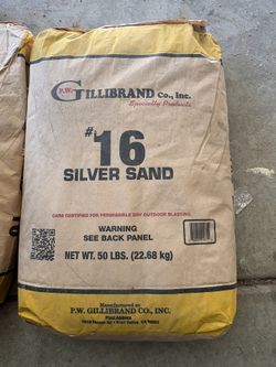 Silver Sand 4 Bags 50 Lbs Each 