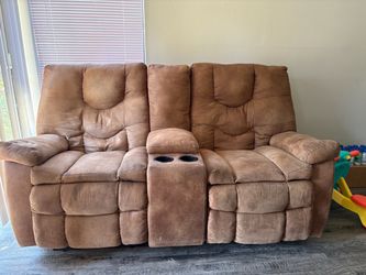 Brown living room couches
