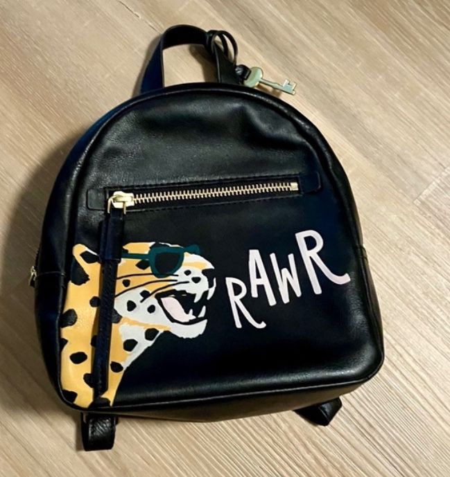 Fossil Leather Megan RAWR Backpack