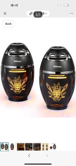 Brand new in box Outdoor Bluetooth Speakers, Gifts for Men, Bluetooth 5.3 Wireless Speakers Base with Flame Lights, Birthday Gift for Dad Him Women Mo