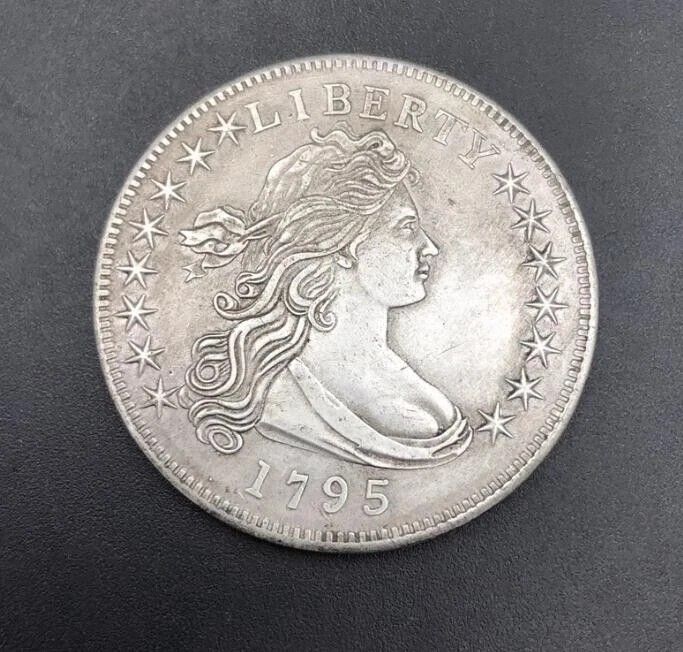 Ancient Qing Dynasty Silver Coins One Yuan Copper Dollar Eagle Dragon Random yea