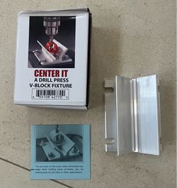 New in box Center It drill press V block