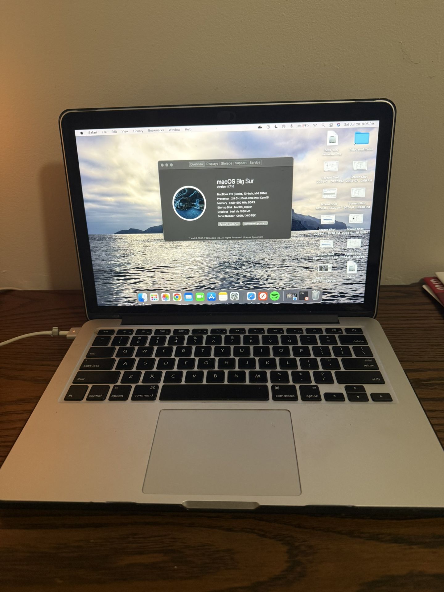 MACBOOK PRO RETINA 13 INCH, MID 2014