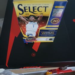 2021 Panini NBA Select Basketball Trading Card Hanger Box 