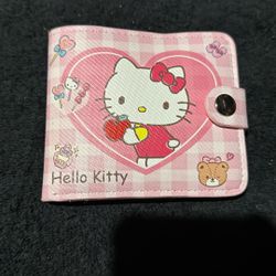 Hello Kitty 2 Fold Wallet