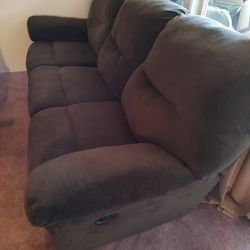 Couch With Two Built In Recliners 