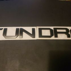 Toyota Tundra Letters