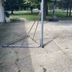 Stainless Steel Base With Wheels For Basketball Hoop And Backboard