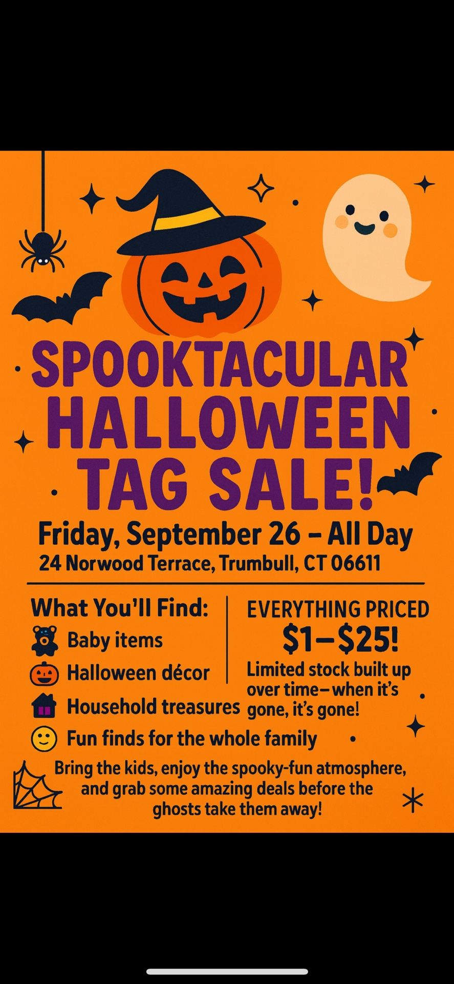 Halloween Tag Sale