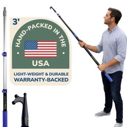 Telescoping Boat Hook | Floats, Scratch-Resistant, Sturdy Design |