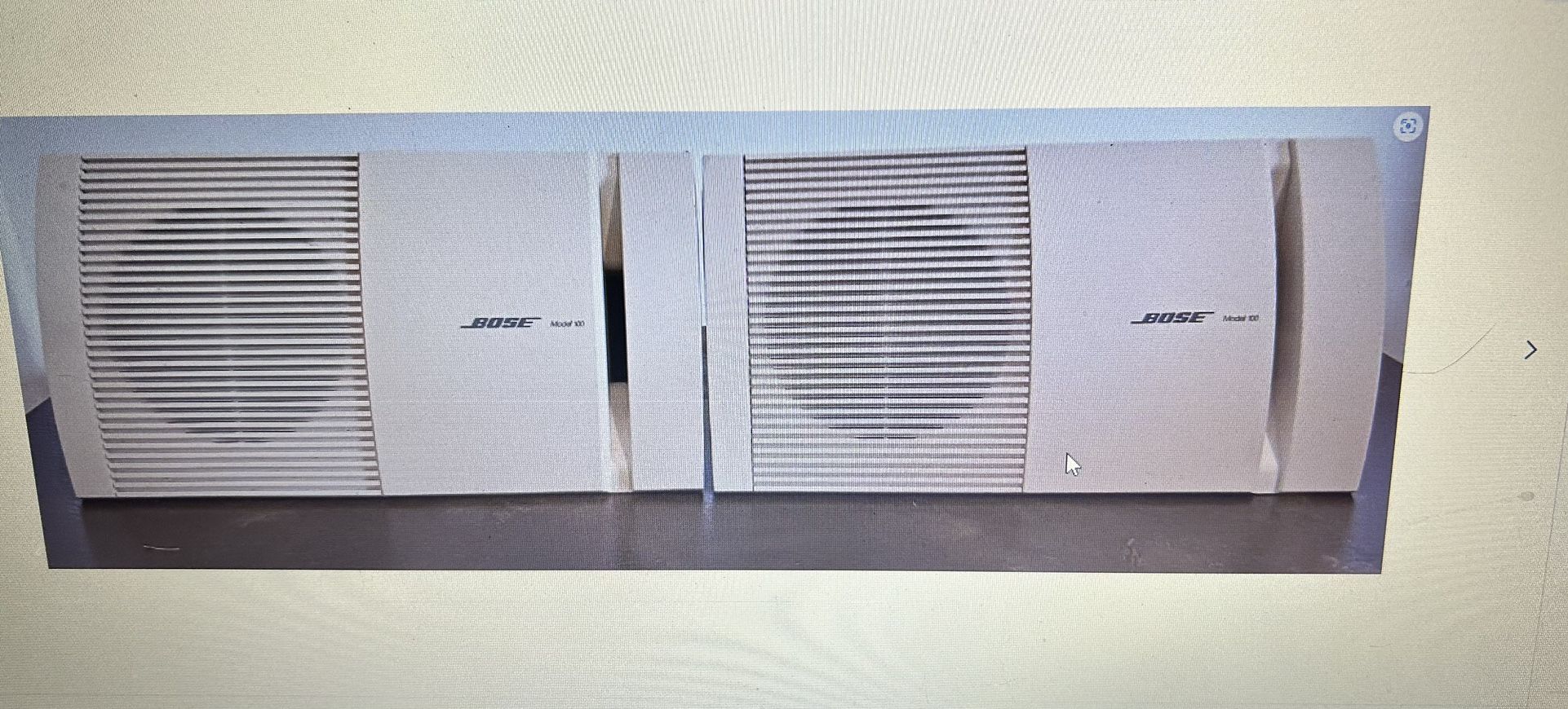 Bose Outdoor Model 100 Speakers Off White 