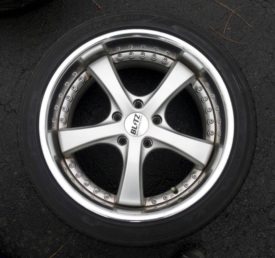 Blitz TechnoSpeed Z2 wheels & tires -- Supra/SC300 fitment - $1300