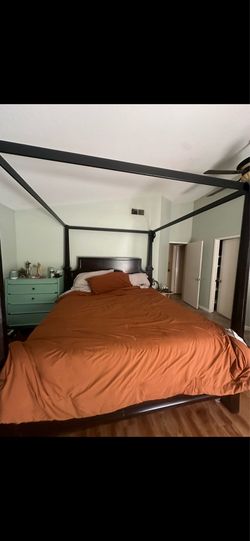 California king bed frame and mattress