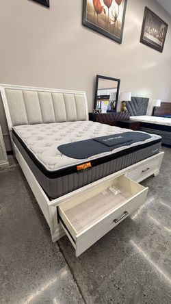 4 PC KING BED FRAME