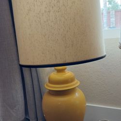 Mid Century Ginger Jar Lamp