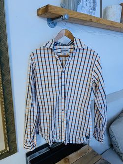 Plaid Longsleeve Button Down Express Shirts.