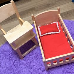 Wooden Baby Doll Furniture