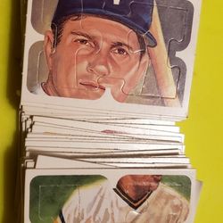 Vintage 1990s Donruss Leaf Baseball Puzzle Cards MLB