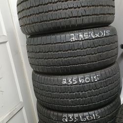 235/60/15 BF GOODRICH TA ABOUT 98% $500