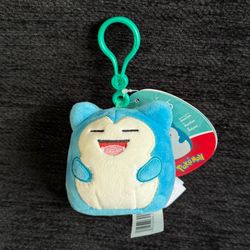 POKÉMON x SQUISHMALLOW SNORLAX PLUSH CLIP
