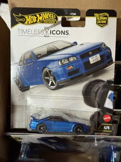 Hot Wheels Timeless Icons Nissan SKYLINE GT-R V-SPEC II BNR 34