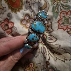 Native American Turquoise Cuff Bracelet 