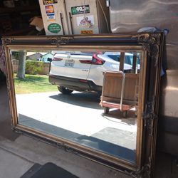 Large Antique  Mirror