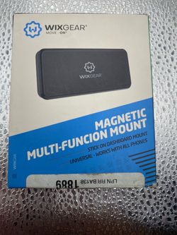 WixGear Magnetic Phone Car Mount Universal Stick On Rectangle Flat Dashboard